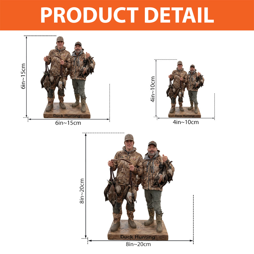 Personalized Duck Hunting Group Custom Shaped Acrylic Plaque Desk Decor Gift
