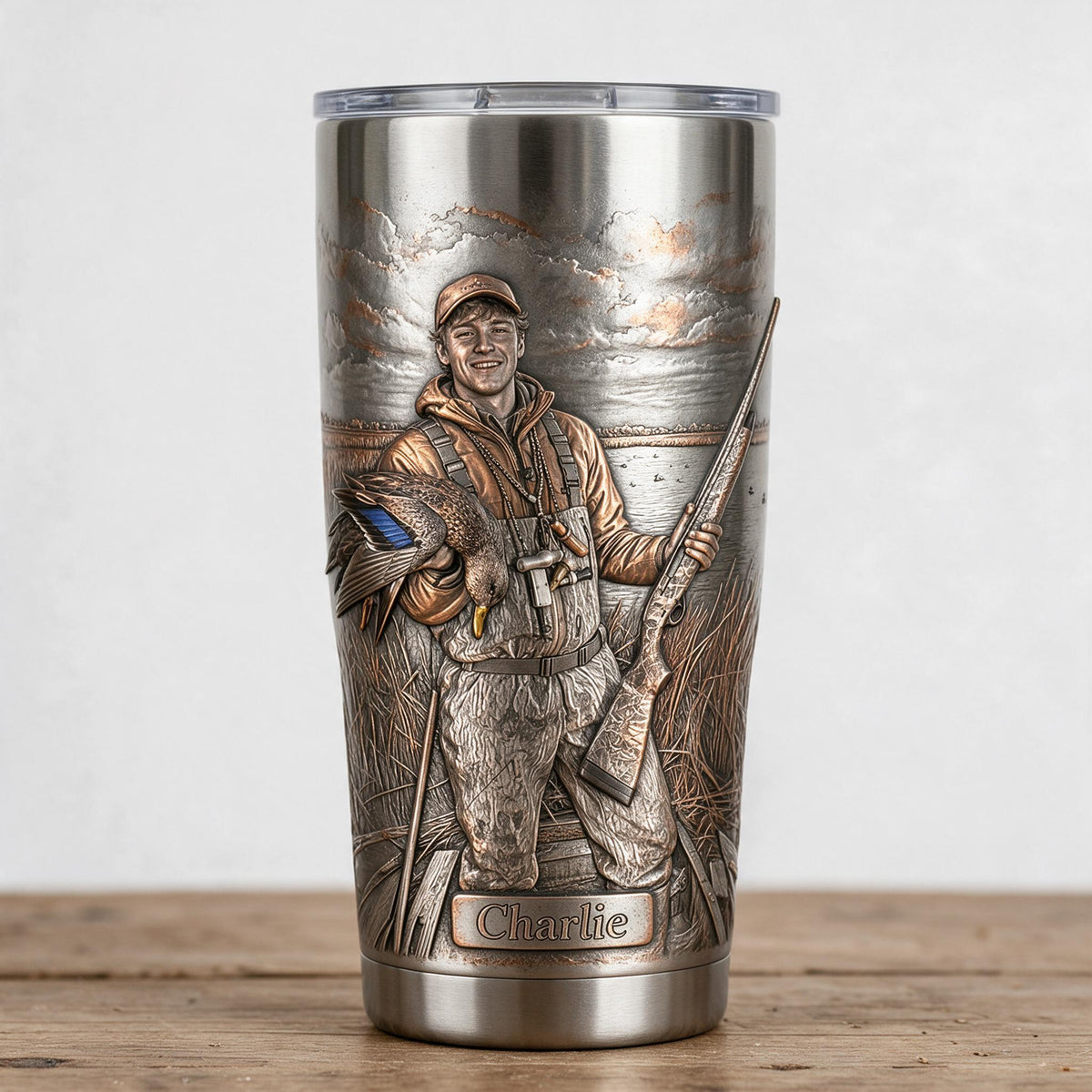 Tasse Personnalisée Chasseur de Canards Cadeau de Chasse