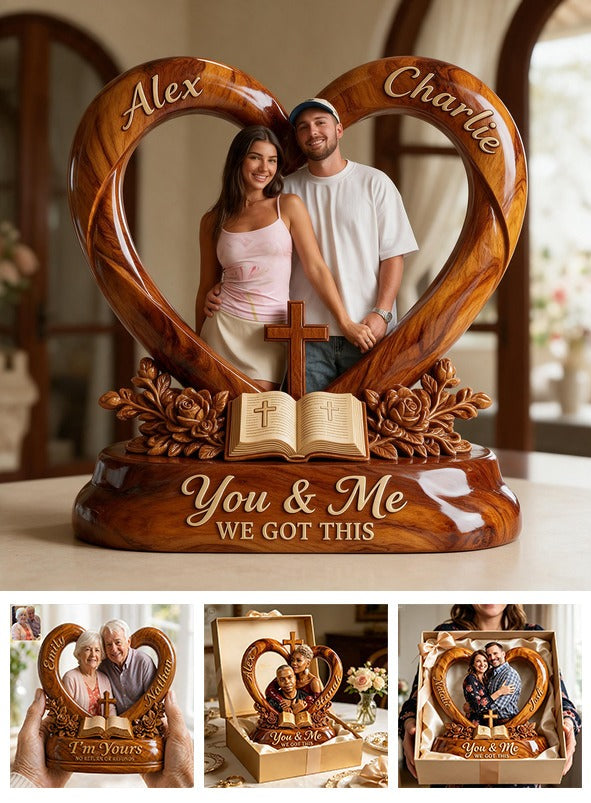Personalized Custom Photo Latino Couple Husband Wife Acrylic Plaque Romantic Keepsake Gift
