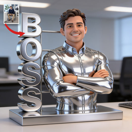 Plaque Acrylique Personnalisée Photo Patron Latino Masculin