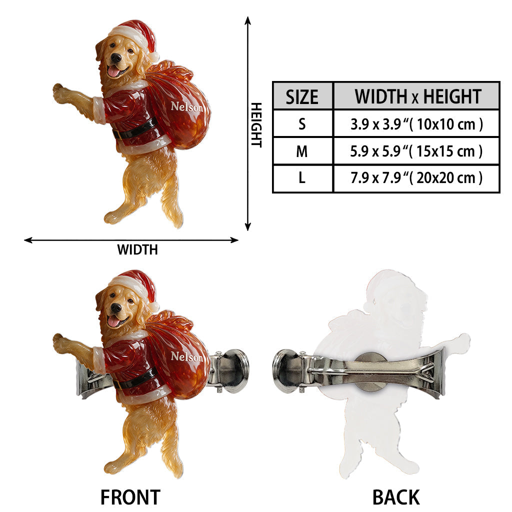 Personalized Custom Photo Christmas Yorkshire Terrier Curtain Tieback Holiday Home Decor
