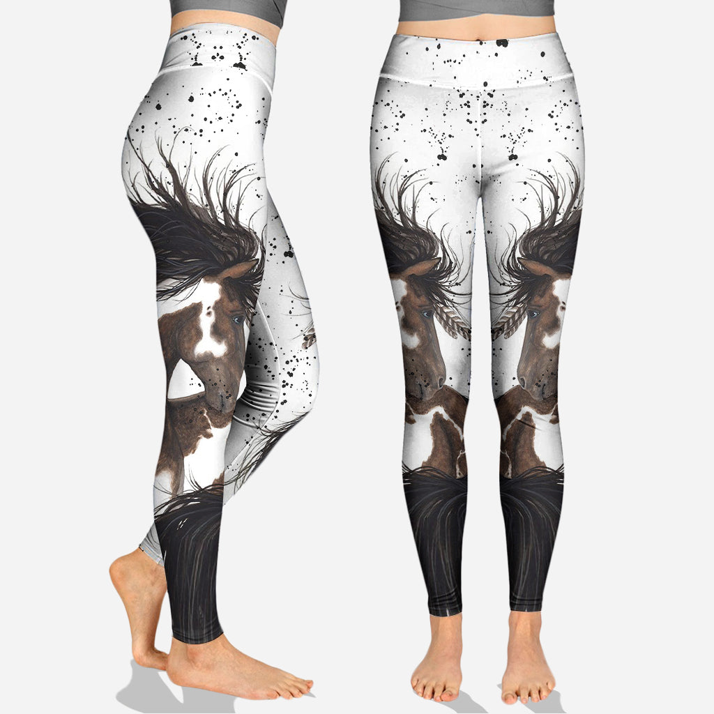 Love Horses - Personalized Horse Hoodie and Leggings