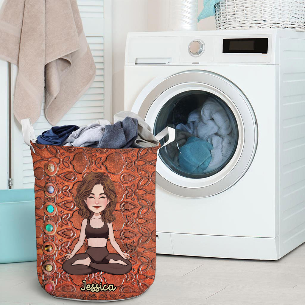 Namaste - Panier de rangement de yoga personnalisé