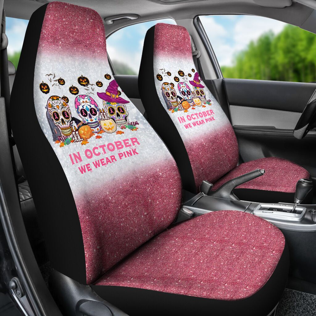 En octobre, nous portons du rose pour sensibiliser au cancer du sein. Housses de siège 0622