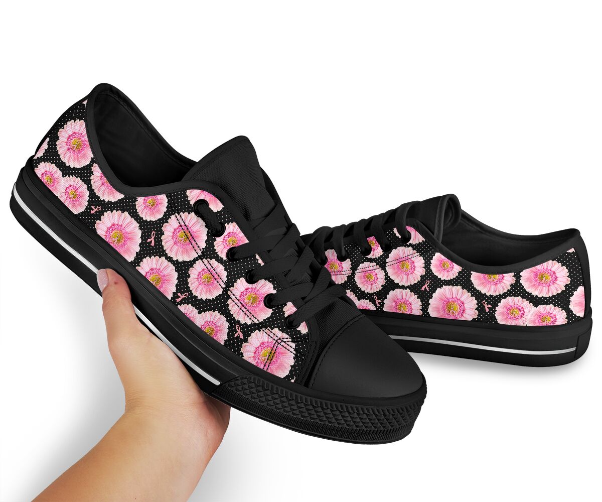 Chaussures basses Daisy, symbole de sensibilisation au cancer du sein, référence 0622