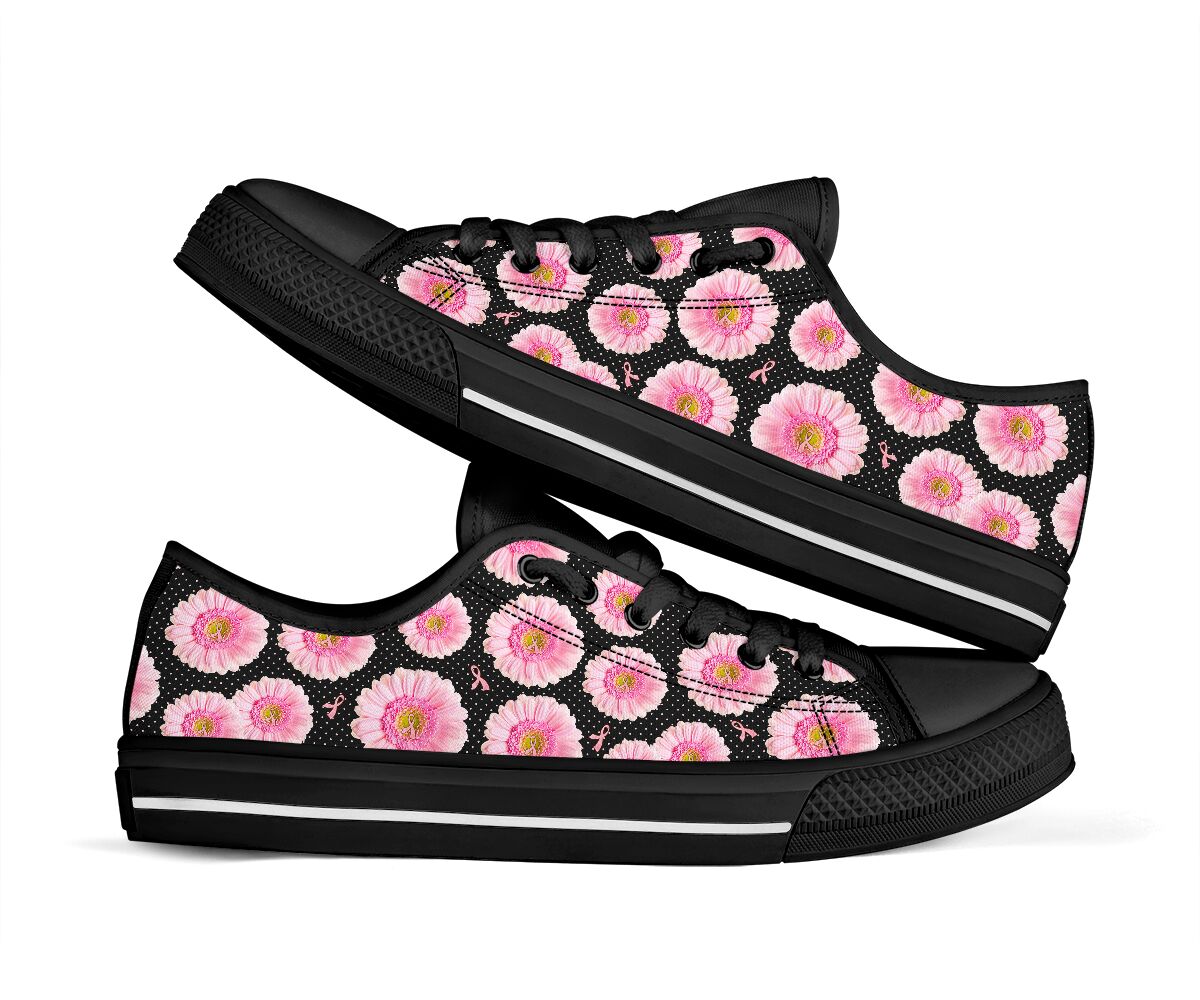 Chaussures basses Daisy, symbole de sensibilisation au cancer du sein, référence 0622