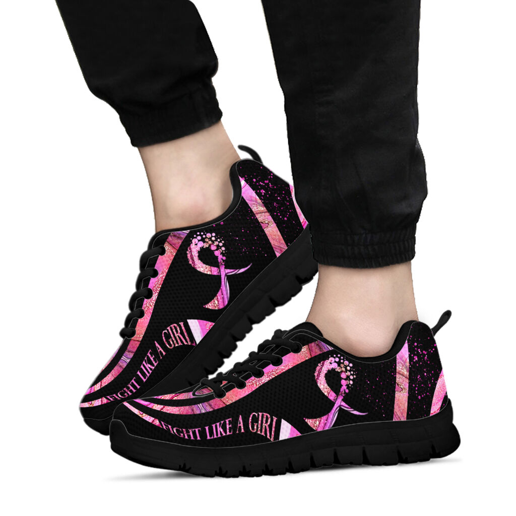 Baskets de sensibilisation au cancer du sein « Fight Like A Girl » 0622