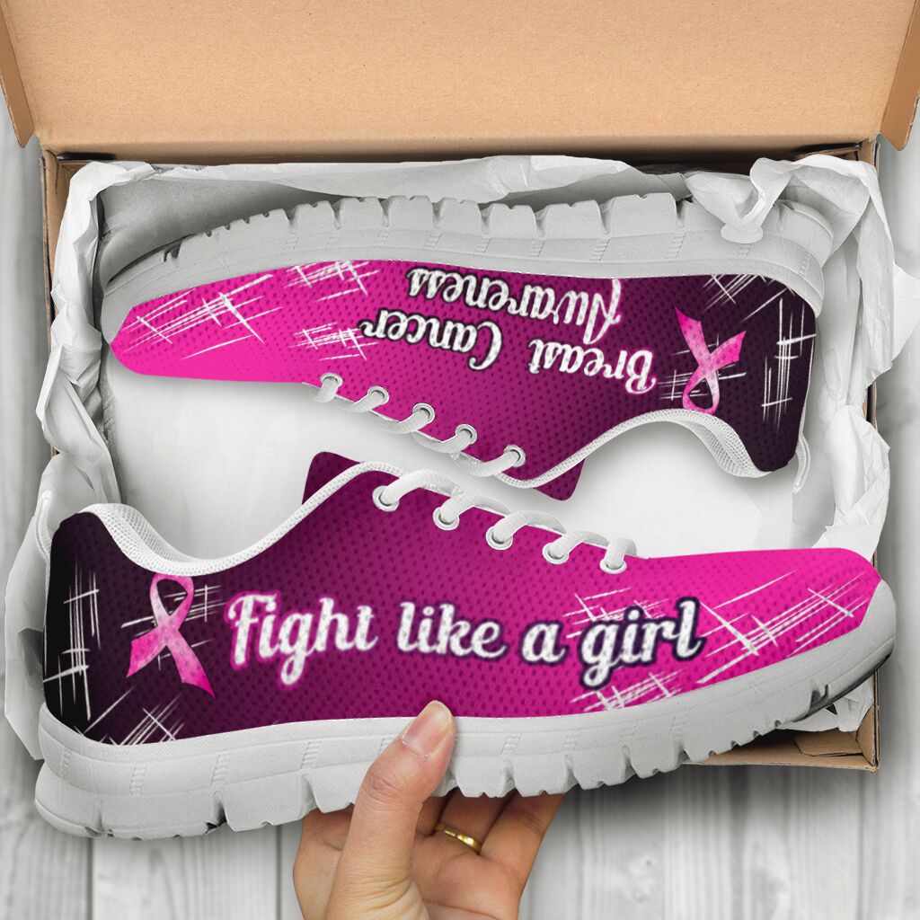 Baskets de sensibilisation au cancer du sein « Fight Like A Girl » 0622