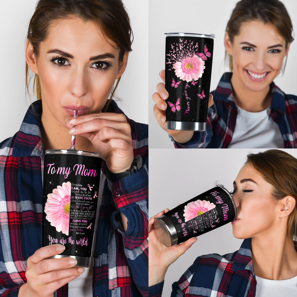 Gobelet de sensibilisation au cancer du sein pour ma maman 0622