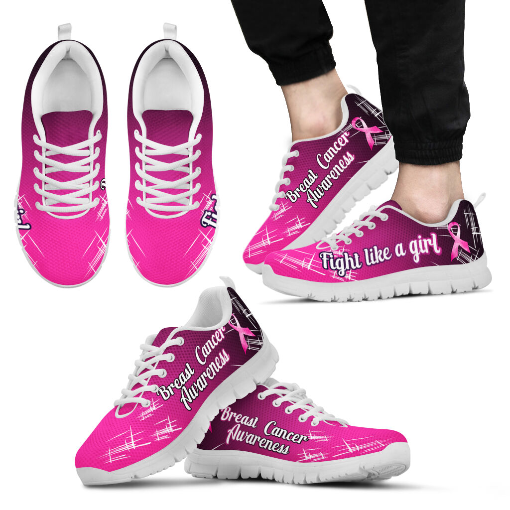 Baskets de sensibilisation au cancer du sein « Fight Like A Girl » 0622