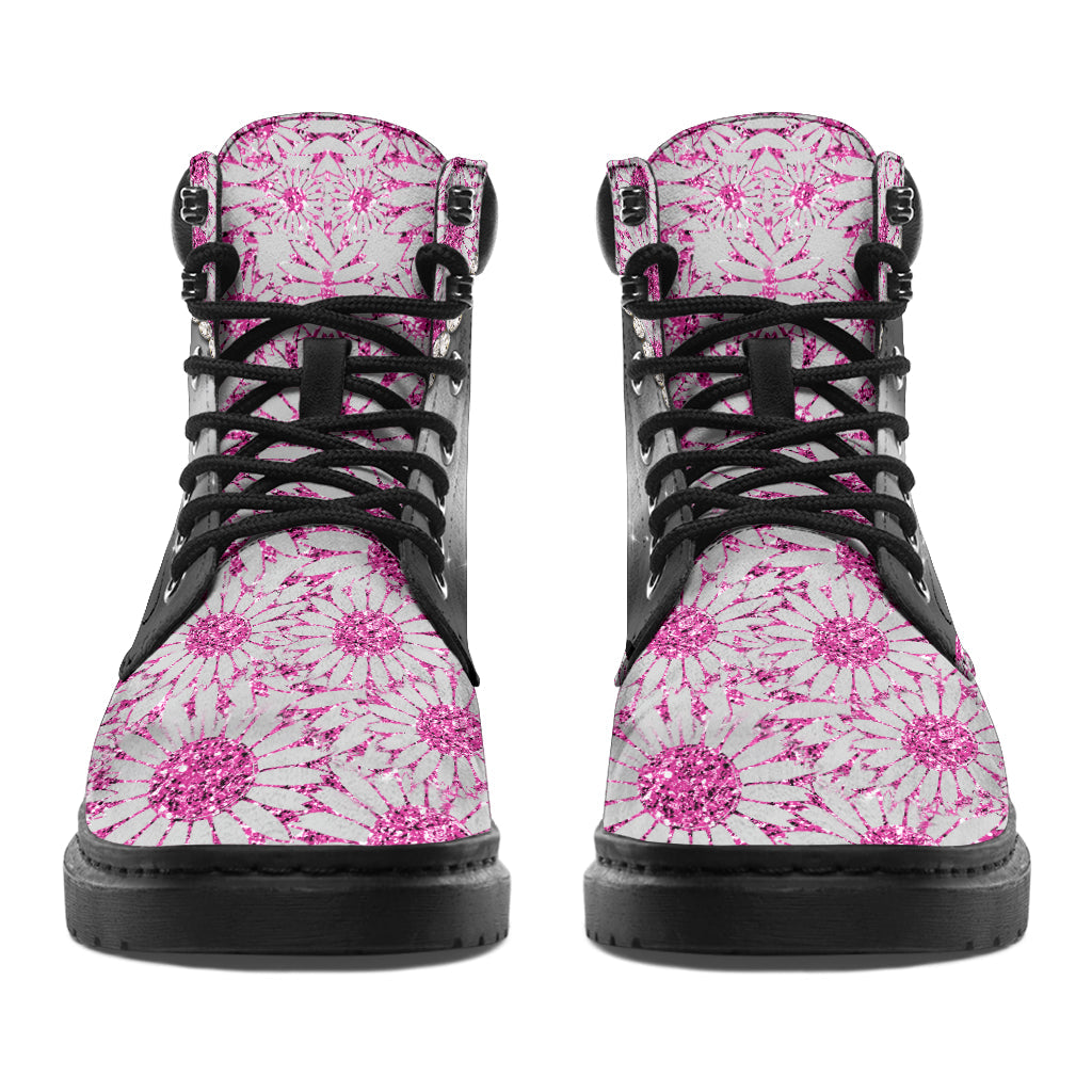 Ne jamais abandonner – Sensibilisation au cancer du sein – Bottes toutes saisons 0622