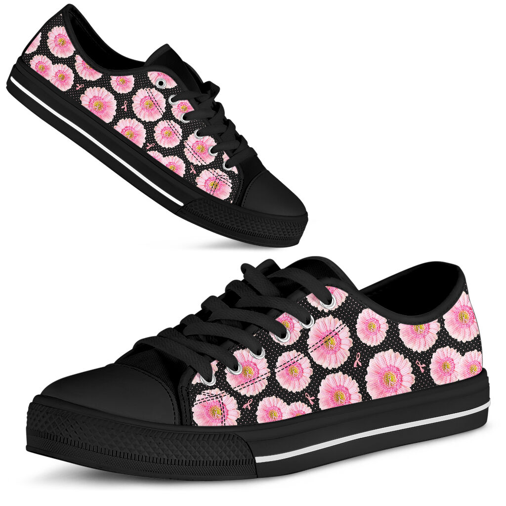 Chaussures basses Daisy, symbole de sensibilisation au cancer du sein, référence 0622