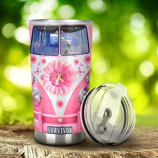 Gobelet de sensibilisation au cancer du sein pour les survivantes 0622