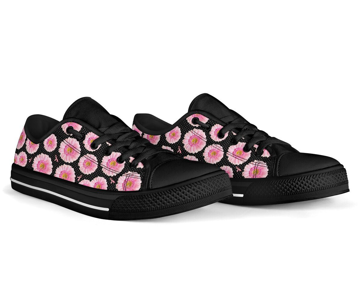 Chaussures basses Daisy, symbole de sensibilisation au cancer du sein, référence 0622