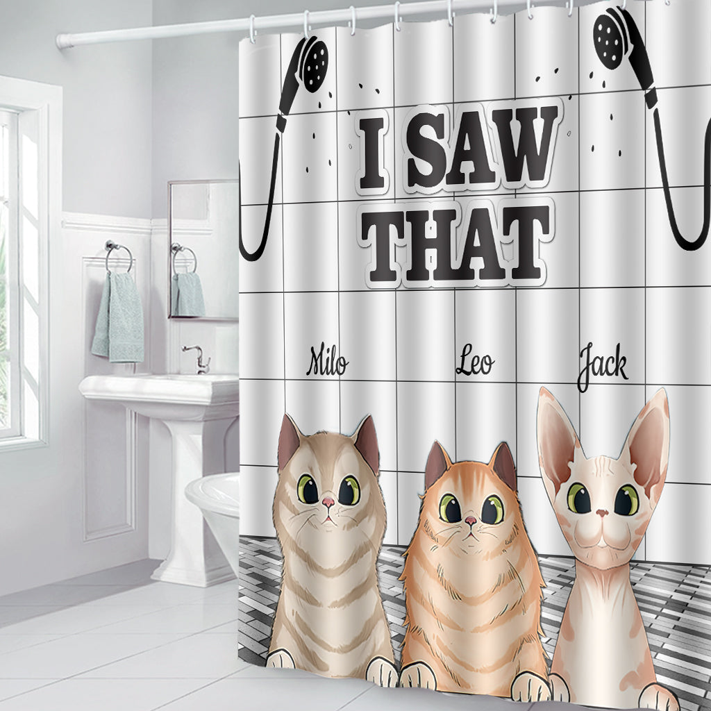 J'ai vu ça - Rideau de douche personnalisé pour chien