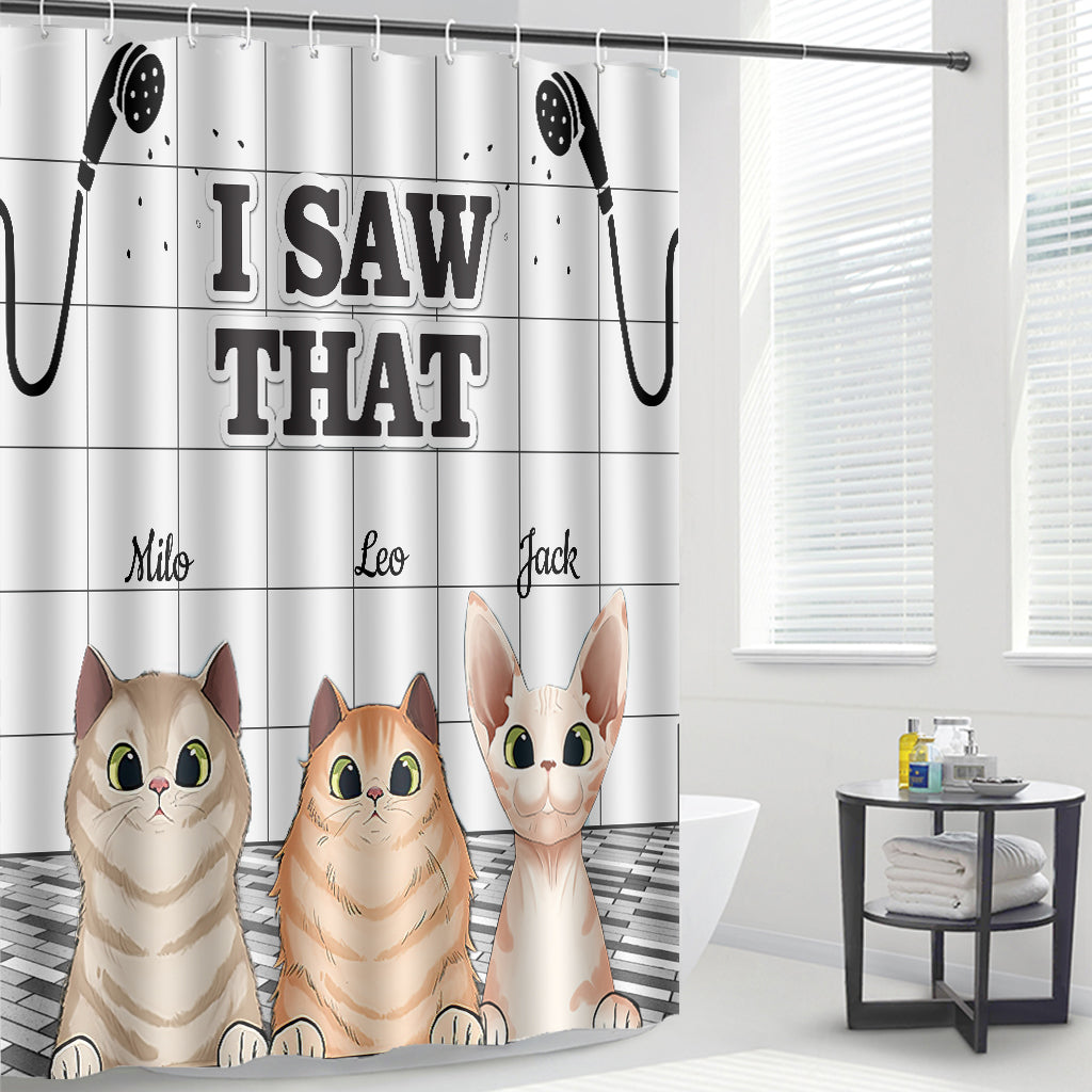 J'ai vu ça - Rideau de douche personnalisé pour chien