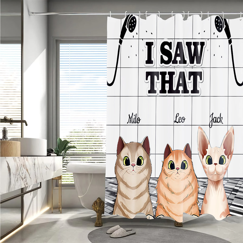 J'ai vu ça - Rideau de douche personnalisé pour chien
