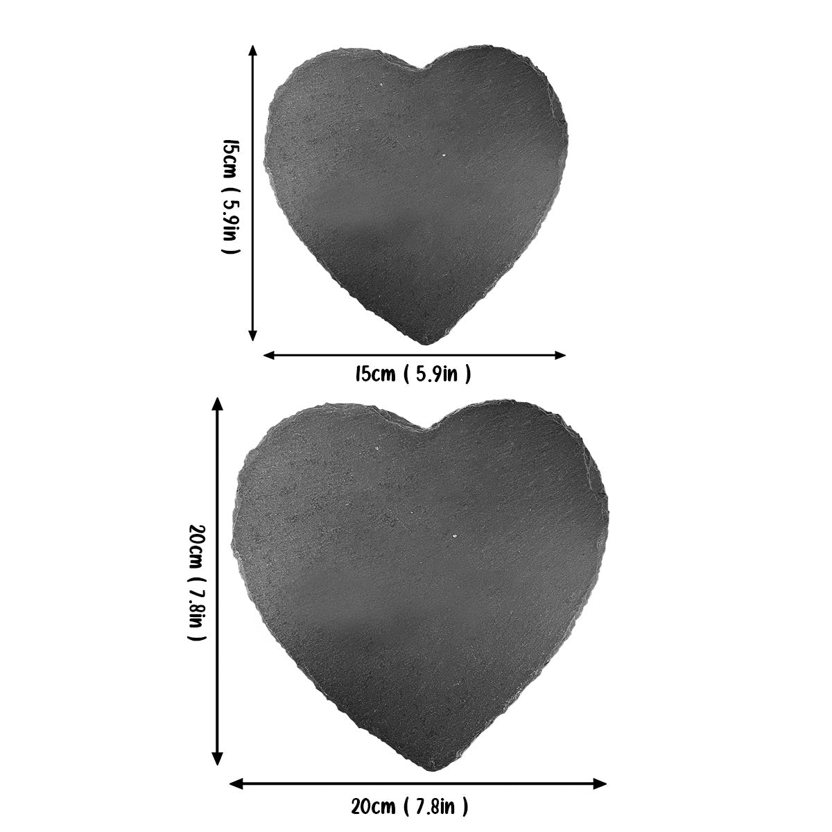 Chaque histoire d'amour est belle - Pierre en forme de cœur personnalisée pour couple
