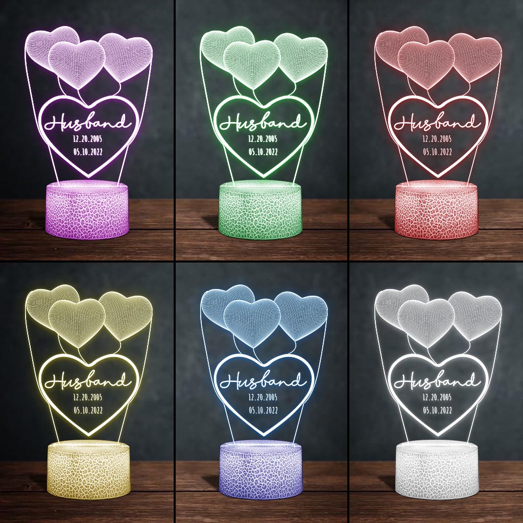 Je t'aime maman - Cadeau pour maman, grand-mère, grand-père, mari, femme, papa - Plaque lumineuse personnalisée
