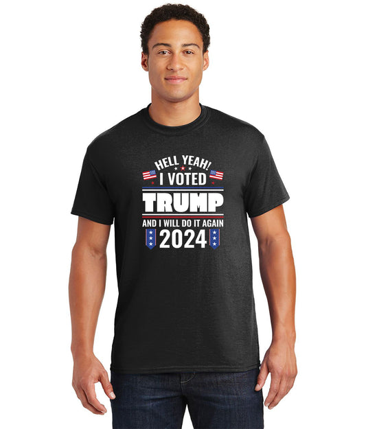 Ouais, j'ai voté pour Donald Trump et je le referai ! T-shirt et sweat à capuche 0924