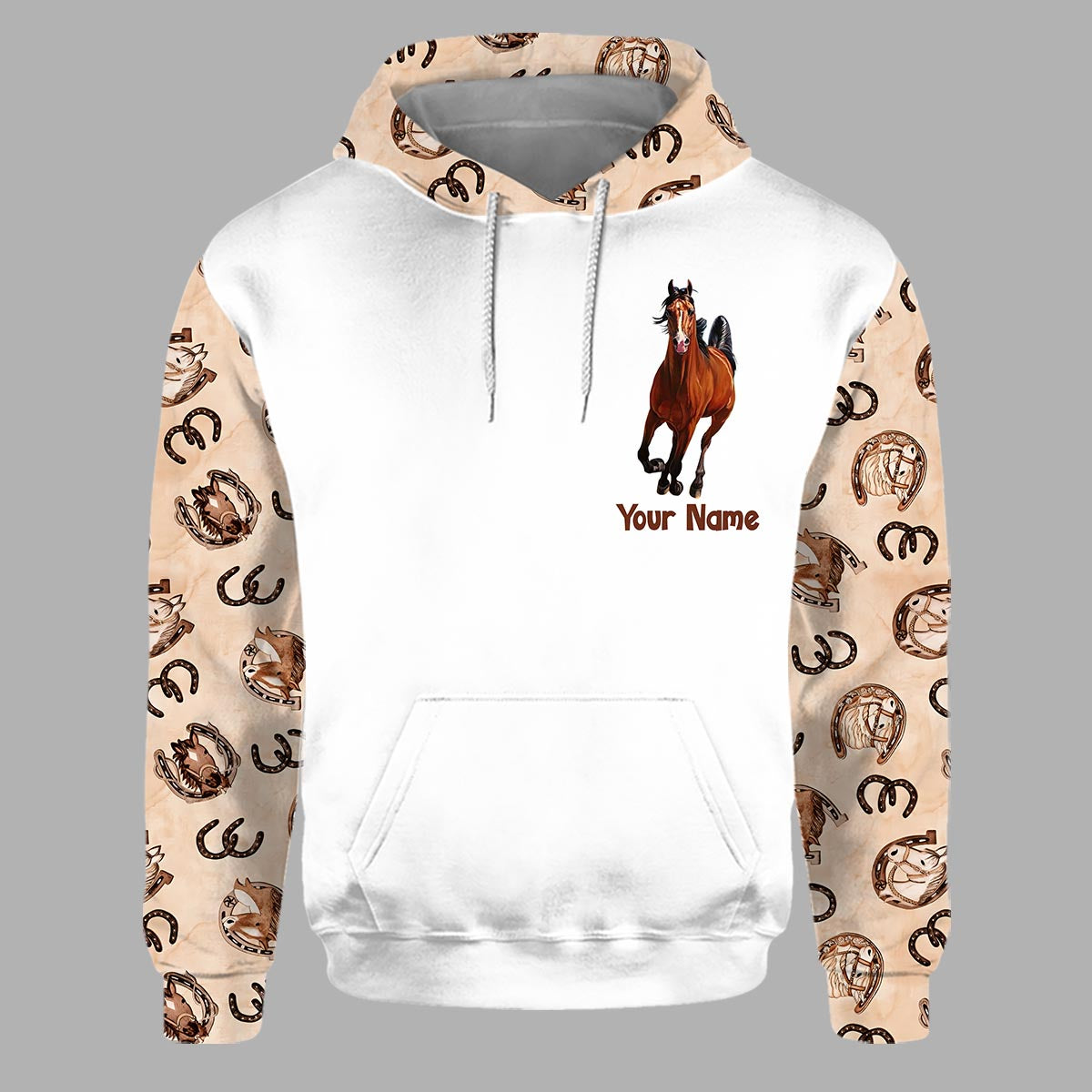 Pierre Feuille Ciseaux - Sweat à capuche et leggings personnalisés à motif cheval