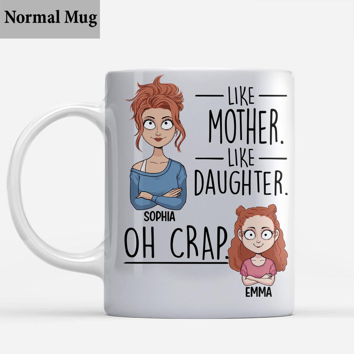 Like Father Like Daughter Like Son - Gift for dad, mom, son, daughter - Personalized Mug