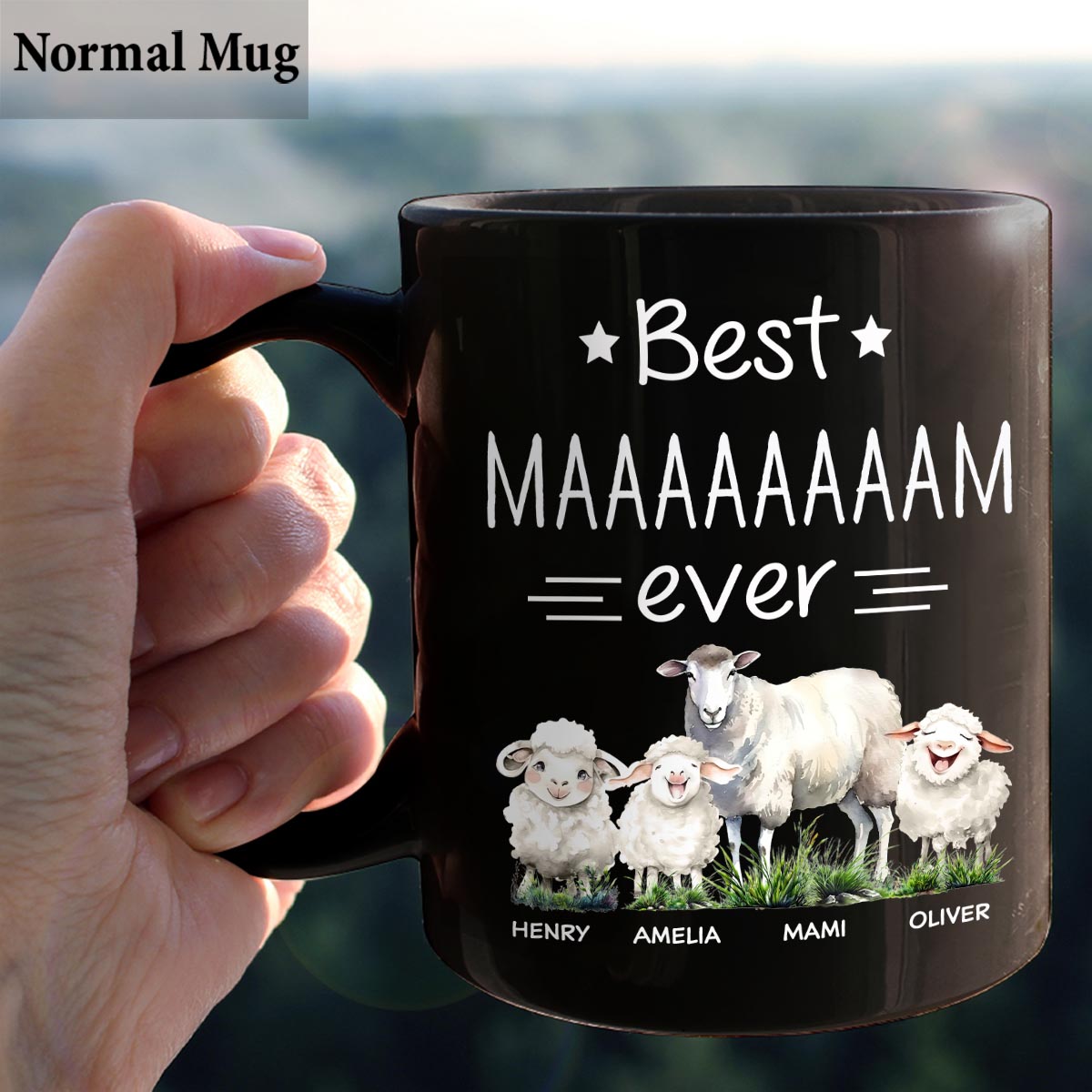 Meilleur papa, meilleure maman du monde - Cadeau pour papa et maman - Mug personnalisé