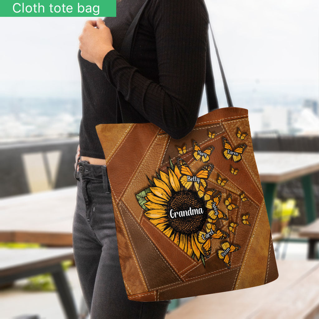 Magnifique tournesol, mes plus grandes bénédictions - Cadeau pour grand-mère, maman - Sac fourre-tout personnalisé