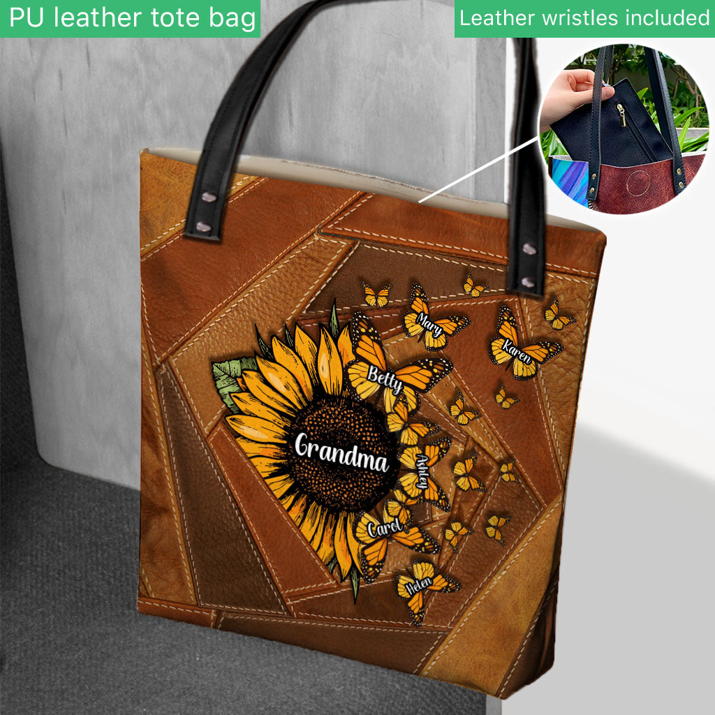 Magnifique tournesol, mes plus grandes bénédictions - Cadeau pour grand-mère, maman - Sac fourre-tout personnalisé