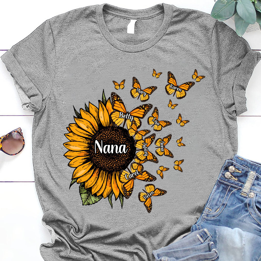 Magnifique tournesol, bénie d'être appelée - Cadeau pour grand-mère, maman - T-shirt et sweat à capuche personnalisés