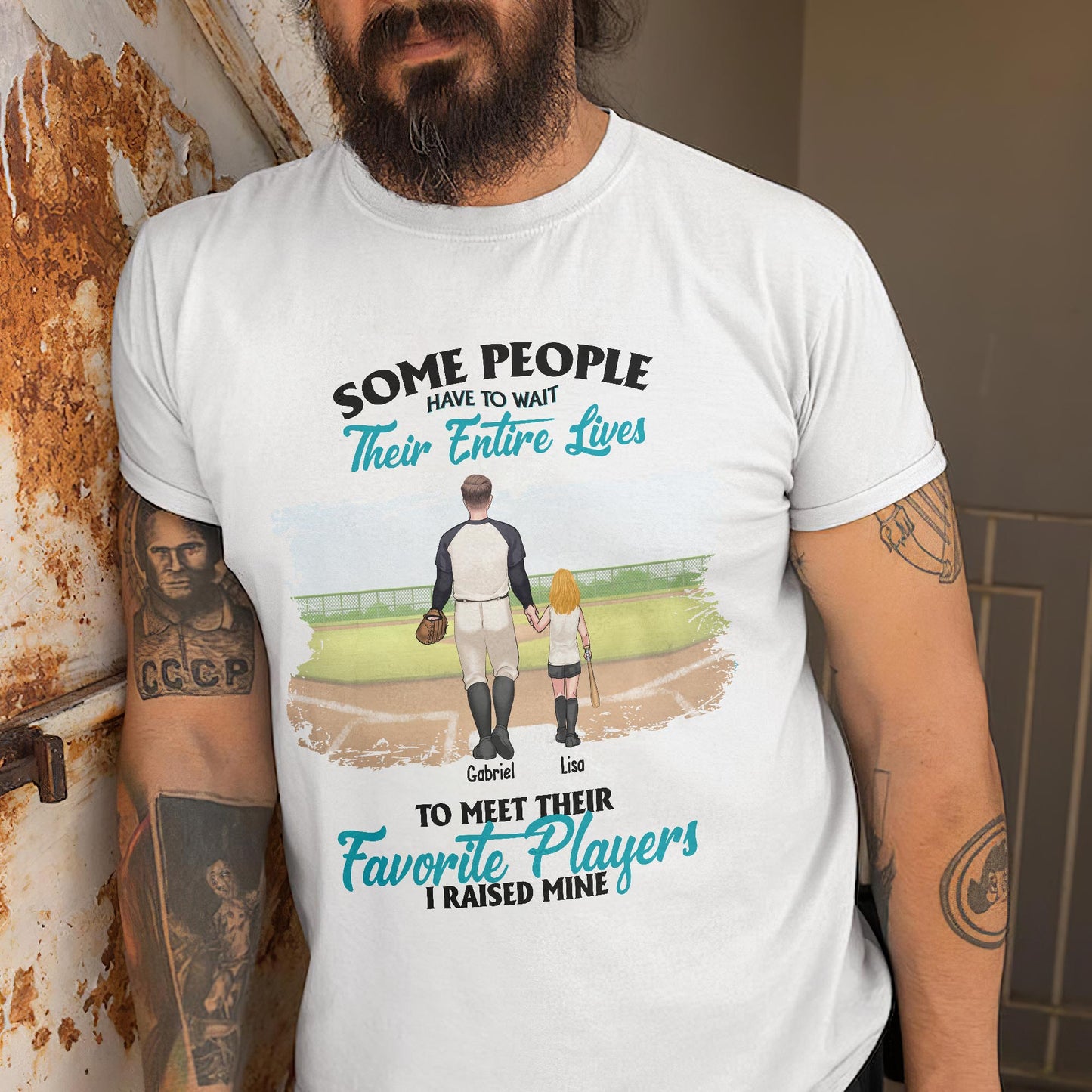 Mon joueur préféré - T-shirt et sweat à capuche de baseball personnalisés