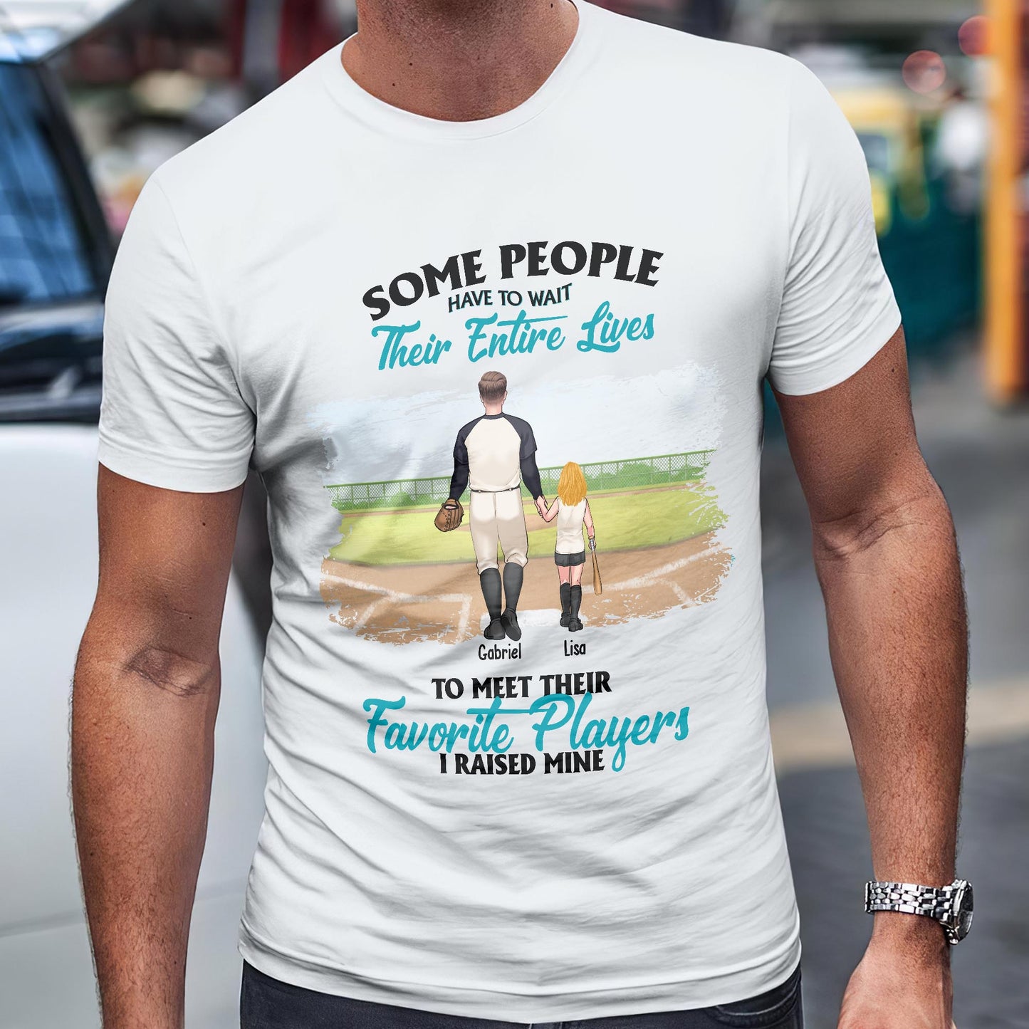 Mon joueur préféré - T-shirt et sweat à capuche de baseball personnalisés