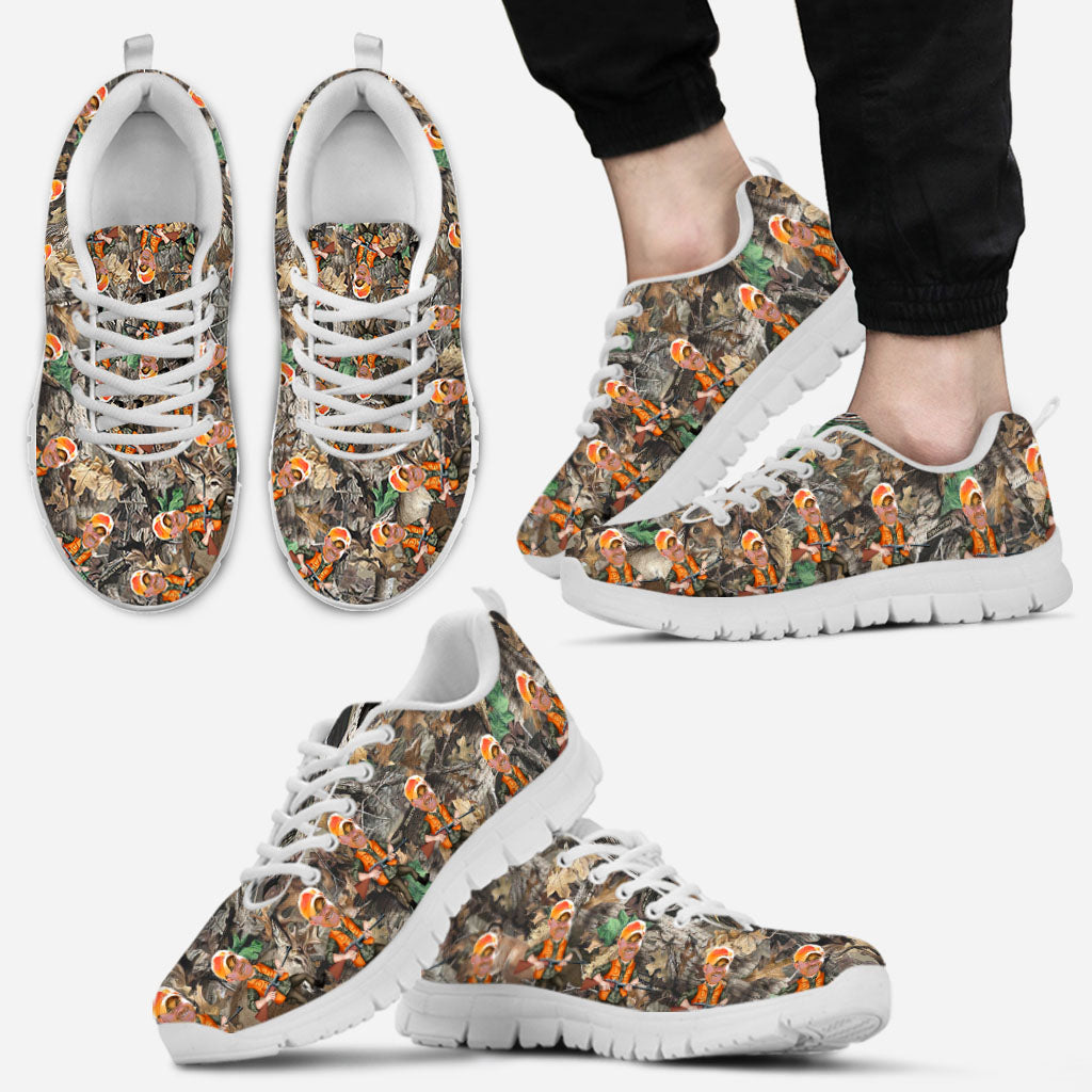 Photo Inserted Hunter - Personalized Hunting Sneakers