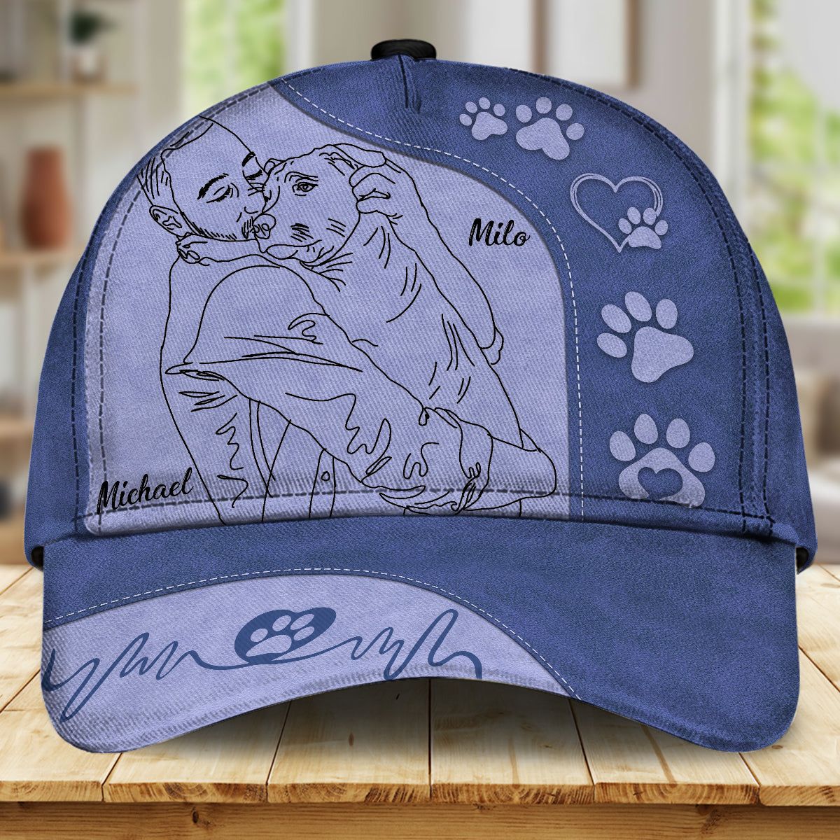 Casquette classique personnalisée pour chien