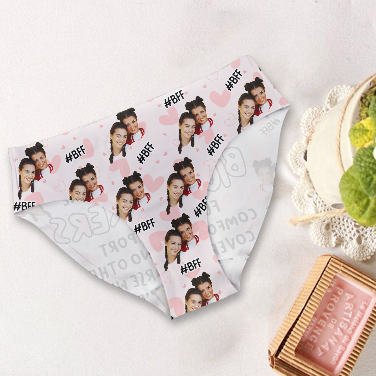 Les meilleures amies, c'est comme des culottes XXL - Culottes personnalisées pour meilleures amies