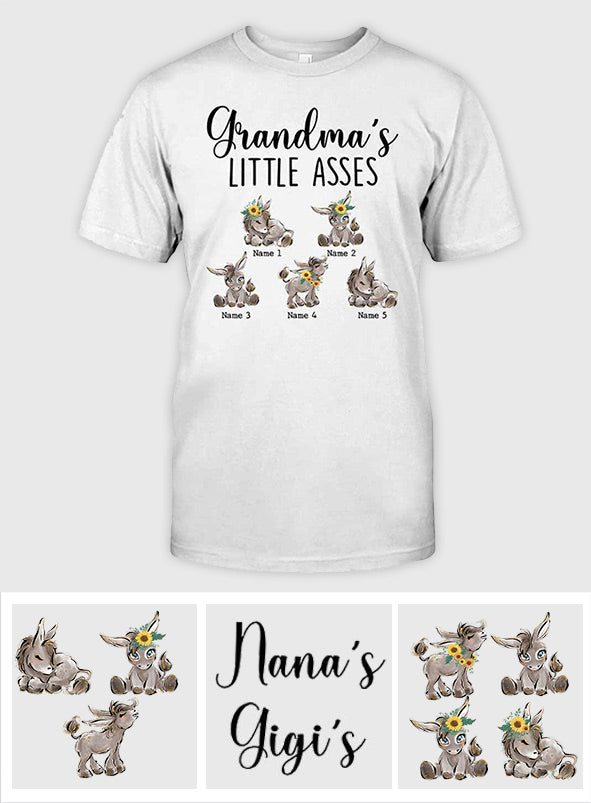 Les petits chouchous de grand-mère - T-shirt et sweat à capuche personnalisés pour la fête des mères