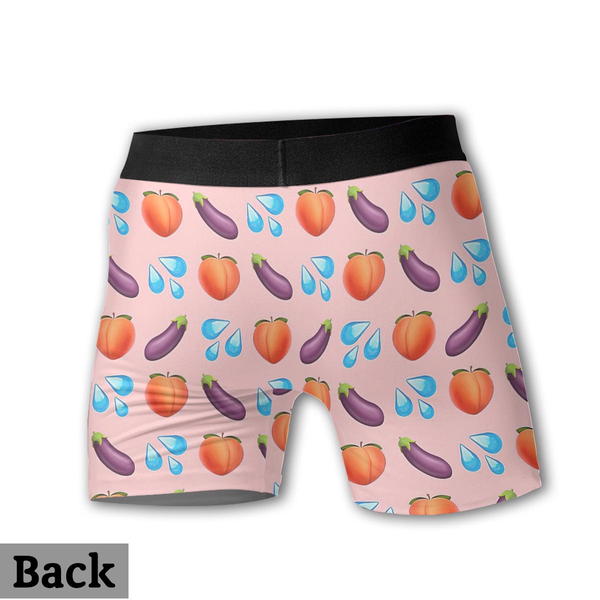 I Love Her P, I Love His D - Personalized Couple Women Briefs & Men Boxer Briefs