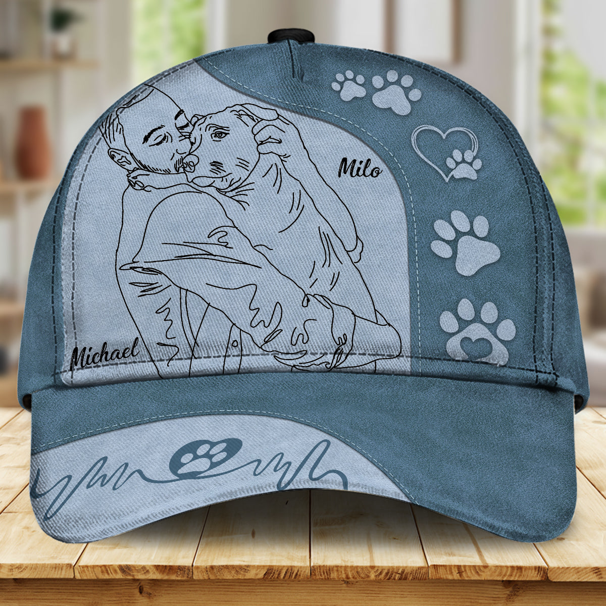 Casquette classique personnalisée pour chien
