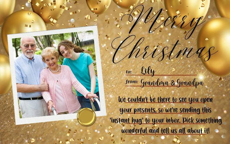 Merry Xmas 2025 Personalized Digital Gift Card