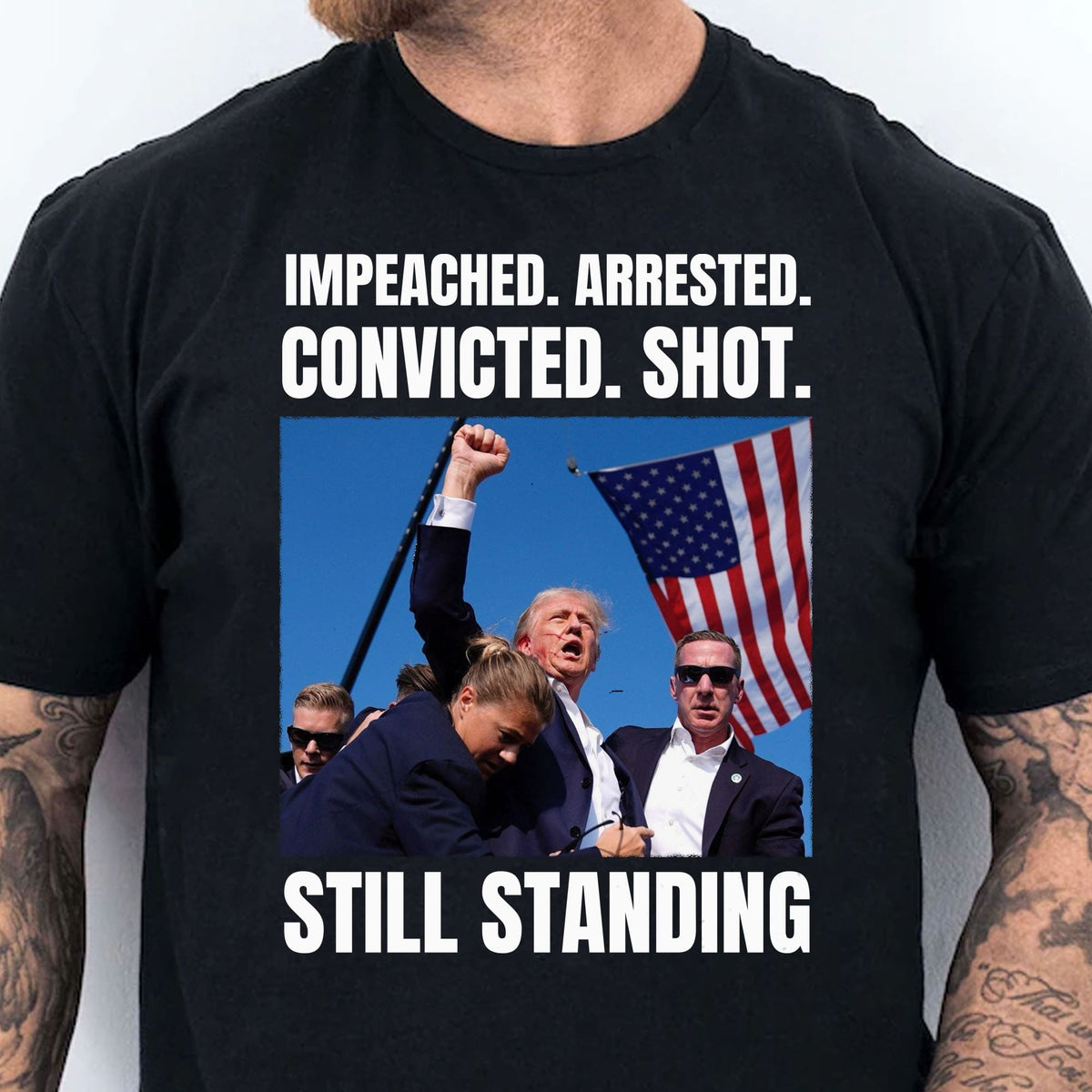 T-shirt et sweat à capuche Trump toujours debout 0924