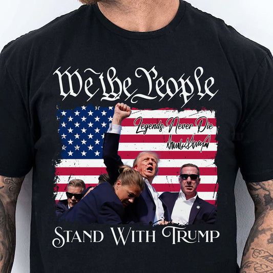T-shirt et sweat à capuche « Nous, le peuple, soutenons Trump » 0924
