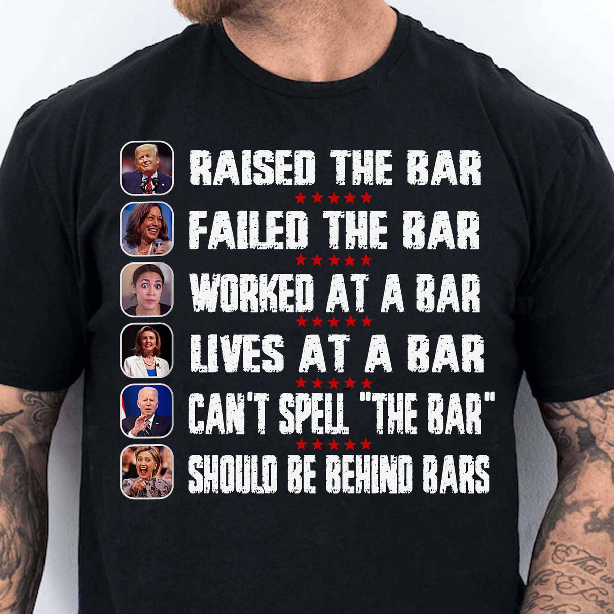 T-shirt et sweat à capuche « Trump a placé la barre très haut » 0924