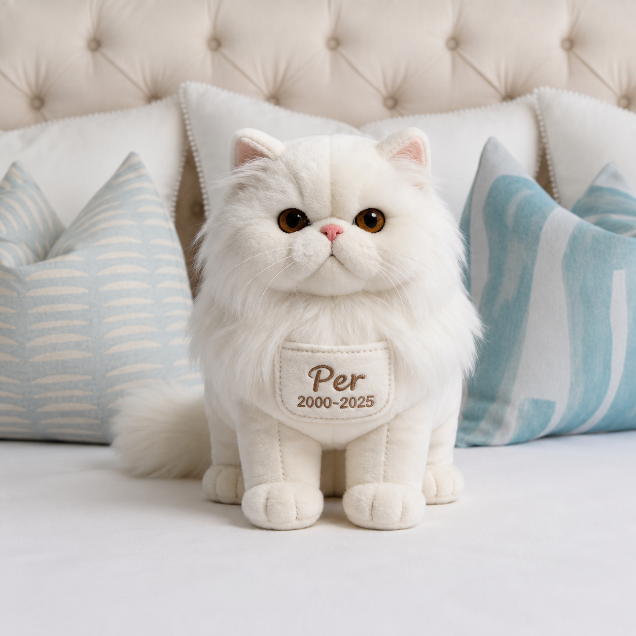 Coussin commémoratif personnalisé en fausse fourrure, réalisé à partir de n'importe quelle photo