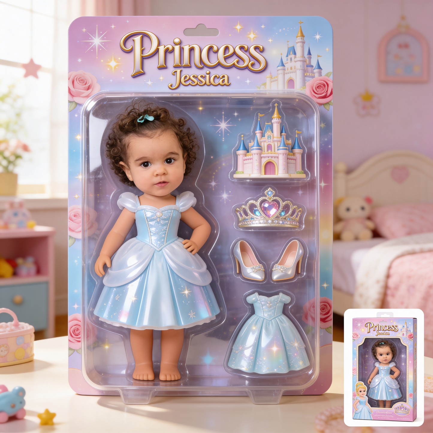 Magical Princess - Personalized Kid Custom Shaped Acrylic Plaque