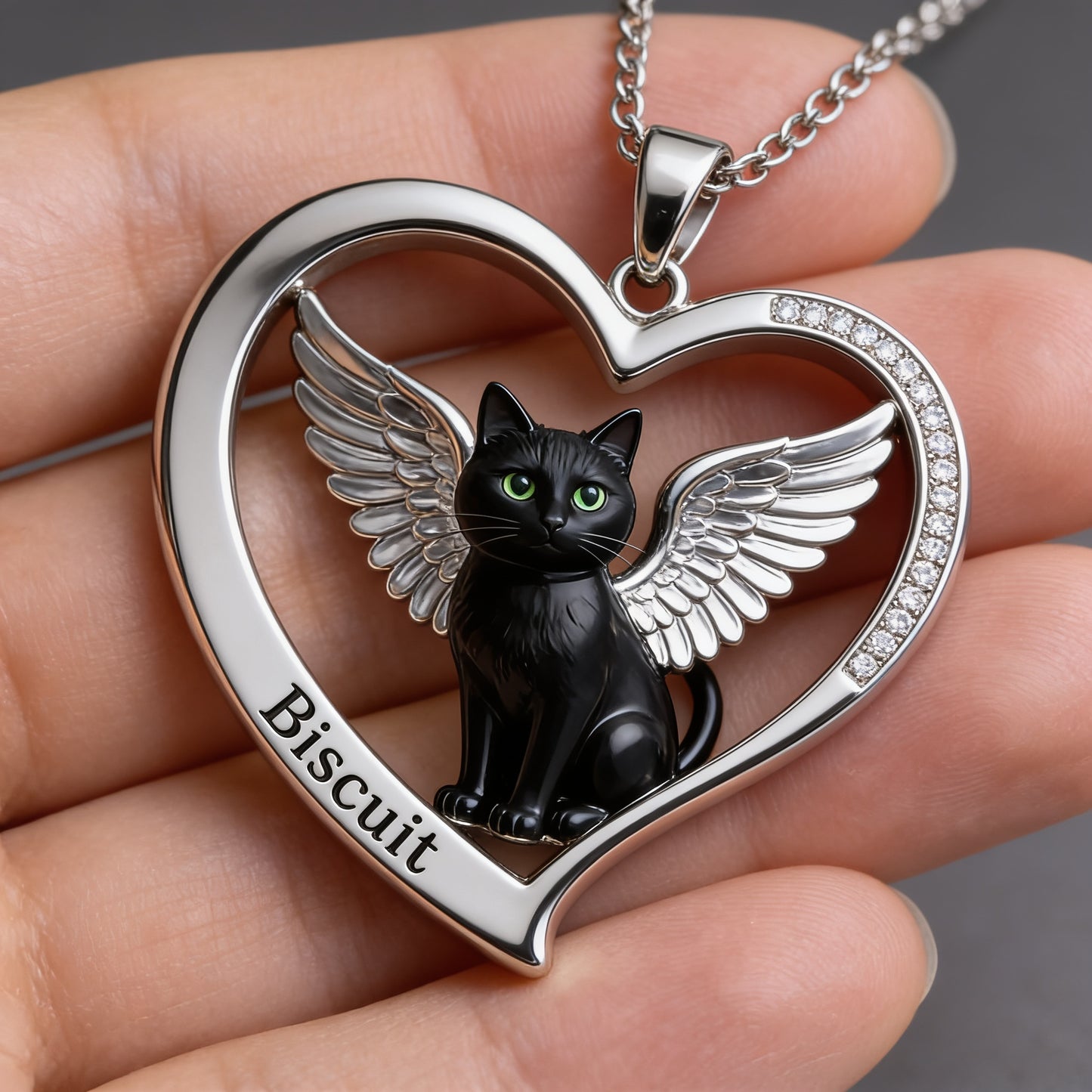 Collier pendentif en métal personnalisé avec photo - Collier commémoratif en forme de pendentif en métal -
