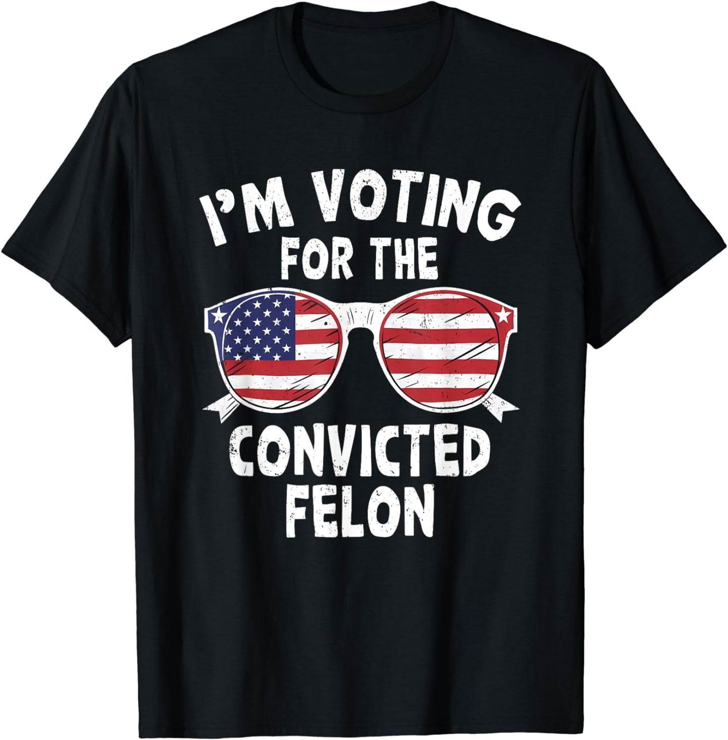 T-shirt et sweat à capuche humoristiques pro-Trump 2024 « Je vote pour le criminel condamné »