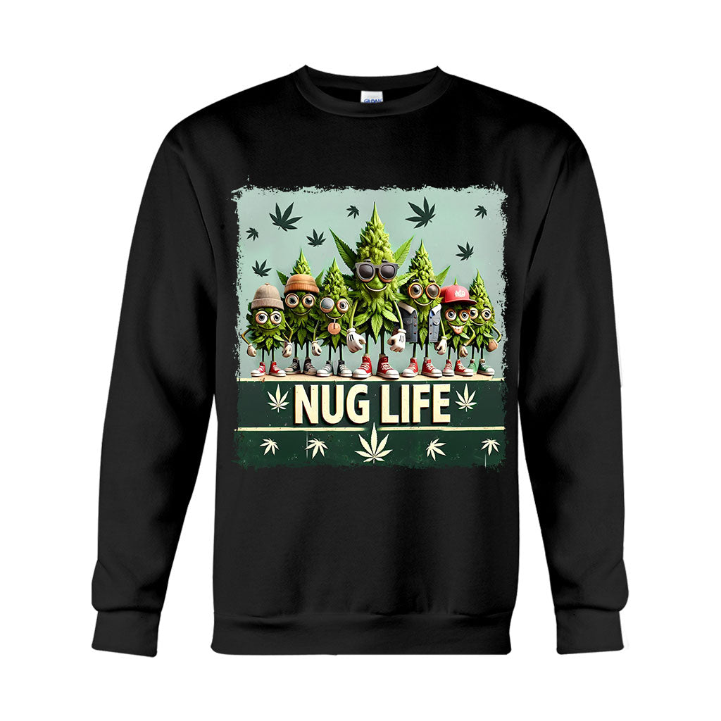 Nug Life - T-shirt et sweat à capuche sur le thème du cannabis