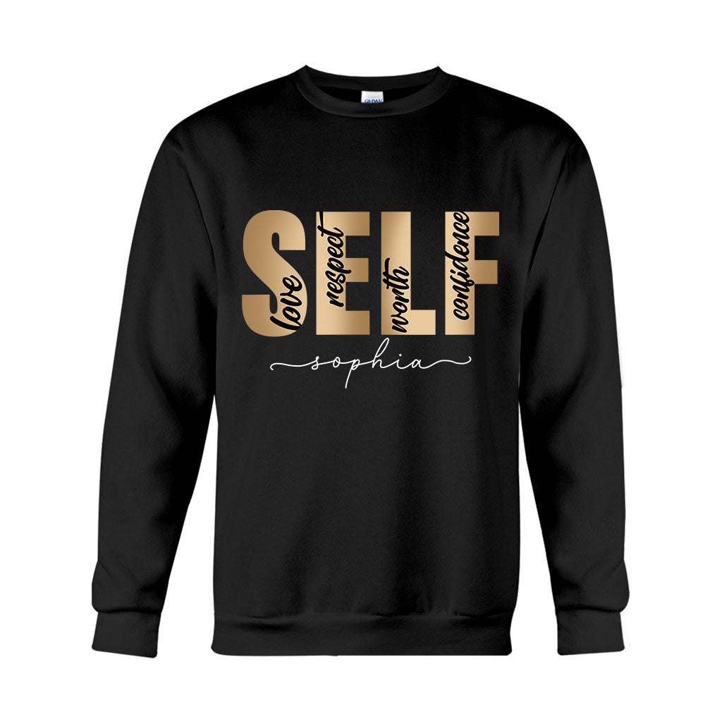 Self Confidence - Personalized African American T-shirt And Hoodie