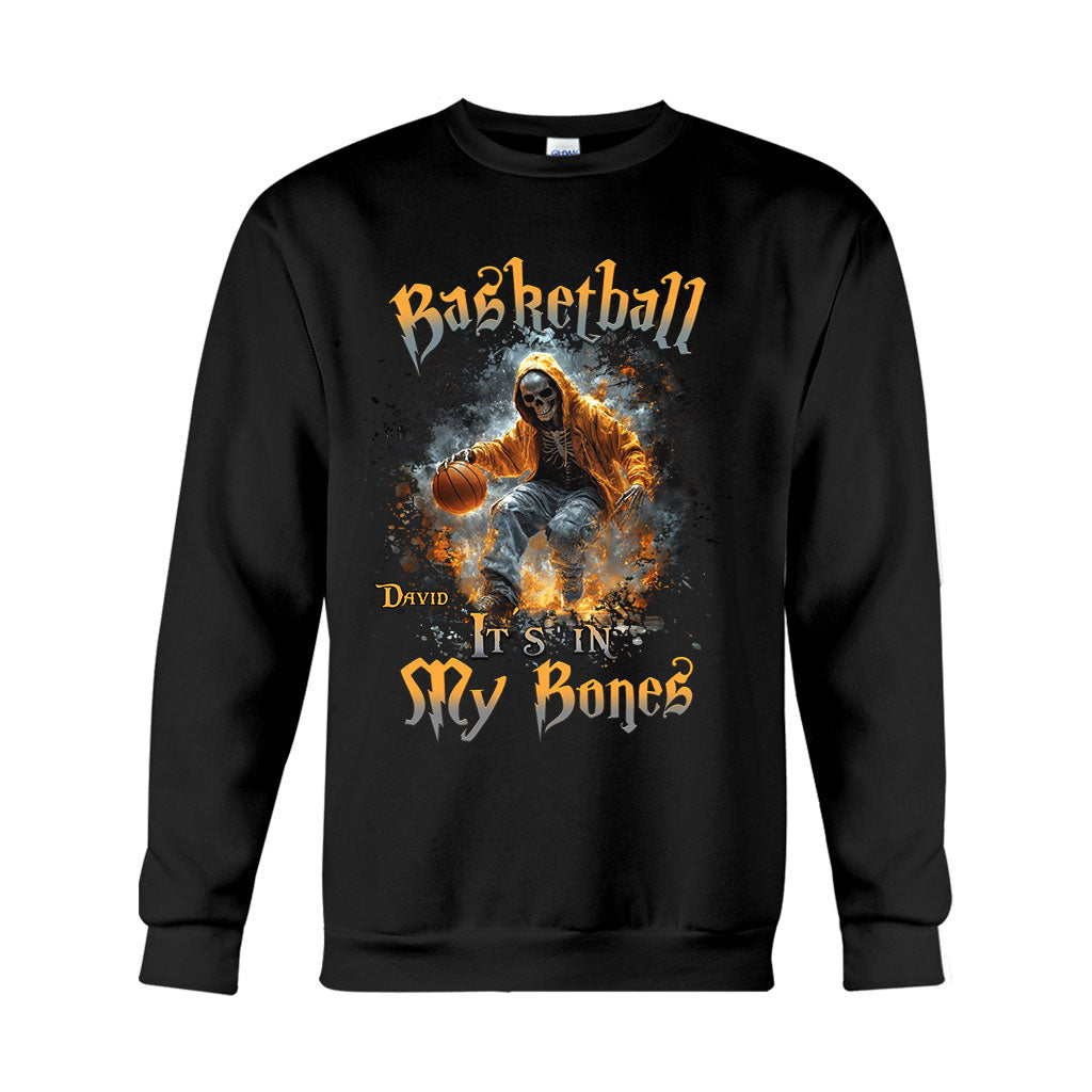 Le basket-ball coule dans mes veines - T-shirt et sweat à capuche de basket-ball personnalisés