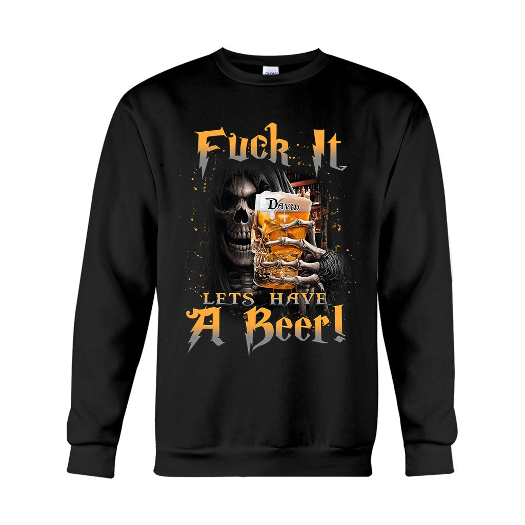 Prenons une bière ! – T-shirt et sweat à capuche personnalisés.